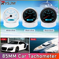 85mm RPM Car Tachomete Gauge 7 Color Backlight 3000/4000/6000/7000/8000RPM Car Tach Hourmeter Gauge 