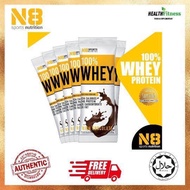 *READY STOCK* N8 100% Whey Protein Sachets (6 Sachets)