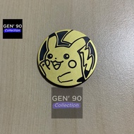 PTCG POKEMON CARD Holofoil Plastic Pikachu Coin Inport From Japan [Gen'90 Collection]