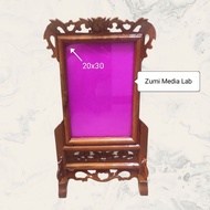 khung ảnh thờ 20x30 gỗ hương sịn ảnh thật