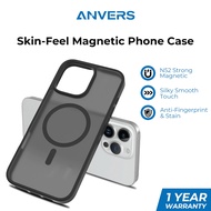 Anvers LuxeFeel Magnetic Case for iPhone 16 Pro Max/16 Pro/16 Plus/16/15 Pro Max/15 Pro/15 Plus/15