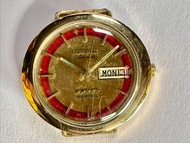 นาฬิกามือ2ลองจินส์ นาฬิกาวินเทส LONGINES ออโตเมติก +ไขลาน ตัวเรือนเป็นทอง 10 K รูปทรงกลมวงรีคล้ายจานบินในภาพยนตร์