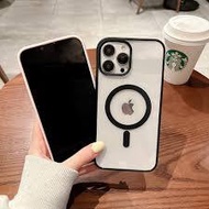 Magsafe case black clear addition SAMSUNG A07-SAMSUNG A17(4G/5G)-SAMSUNG A36-SAMSUNG A56-SAMSUNG S23