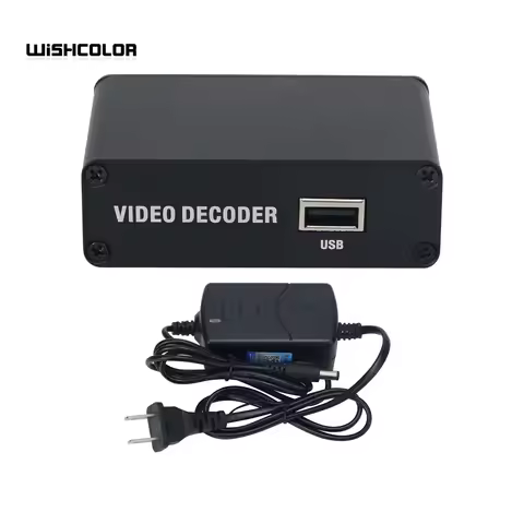 Wishcolor H.265 Network Video Decoder RTMP HDMI-compatible HD 1080P IPTV Decoder with USB Decoding R
