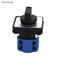 [VeryJow] 440V 20A 4-Position 0-1-2-3 Rotary Selector Changeover Switch Stock LW26-20/2
 [SG]