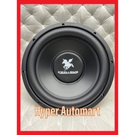 (USED) Pegasus Car 12"Inch Single Voice Coil 4Ohm Single Magnet Subwoofer Woofer (PG-1214) Myvi Bezz