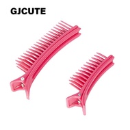 GJCUTE Professional Hair Grip Clamps Salon Hair Section Cutting Clips Comb Barber Dyeing Perm Hair P