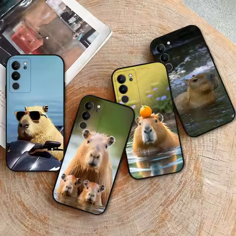 Cute Funny Capybara Phone Case For VIVO V30 V29 V29E V27 V27E V25 V23 V23E V21 V21E V20 V20SE V17 V1