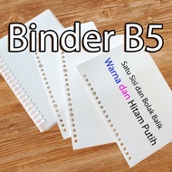 PRINT BINDER B5 B5 Binder B5 Loose Leaf Binder Ring Binder