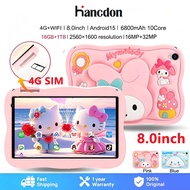 [New] Hancdon A11 SIM Card 4G Anti-Radiation Tablet for Children 16GB+1024GB Tablet Dual LTE Tablet 