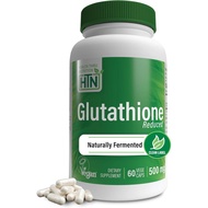 Health Thru Nutrition Glutathione Reduced GSH 500mg 60 Capsules/Servings