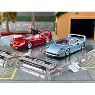 Ready Stock FY 1: 64 Ferrari F40 Leap Horse Snow Edition Alloy Car Model Finclassically