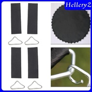 [Hellery2] 4Pcs Spring Buckles Trampoline Mat Parts Loop Fasteners V Rings Trampoline Net