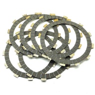 D4f Motorcycle 2 Clutch Friction Plates Kit For YAMAHA XVS 400 1996 High Quality Replacement Set
