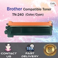 Compatible Toner Code 8 - TN-240 / TN240 / 240 - CY (Color/Cyan) - Compatible with Brother DCP9010CN
