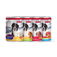 Bioline Pet Canned Food 375g Bioline Fresh Dog Canned Food Professional Dog Wet Food（Chicken,Beef,Ve