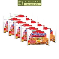 [SET 10 GÓI] - SEDAAP - Mì Sedaap 9 vị: gà cay Hàn Quốc gà không cay vị mì xào sa tế tôm cay vị gà r