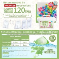 3in1 Laundry Pods 120pcs Laundry Beads Sabun Dobi Sabun Basuh Baju Wangi cuci baju 洗衣凝珠 洗衣珠 洗衣服