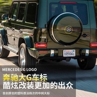 Suitable for Mercedes-Benz G-Class Tail Logo AMG Modified G63 Car Logo G65 Rear Word G500 Round Logo