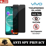 Tempered Glass Anti Spy Vivo V20 V20 Se V20 Pro V21 4G V21 5G V21e V21e 5G V23 V23 5G V23e V23e 5G
