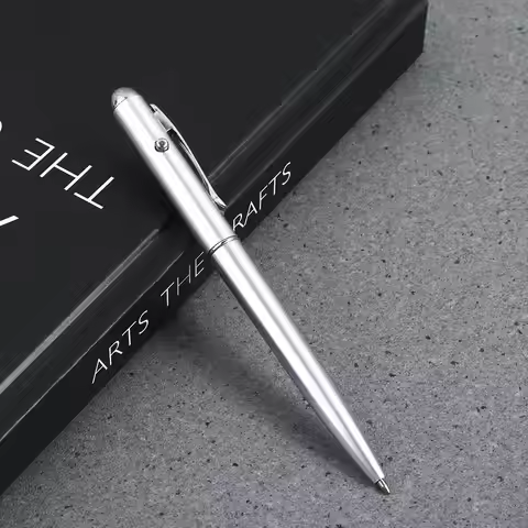 Creative School Drawing Magic Silver Plastic Material Writing Magic Secret Pen Invisible Ink Pen UV 