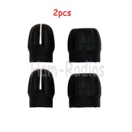 2pcs Volume knob + Channel selector knob for Motorola radios GP-328 GP338 GP3188 GP3688