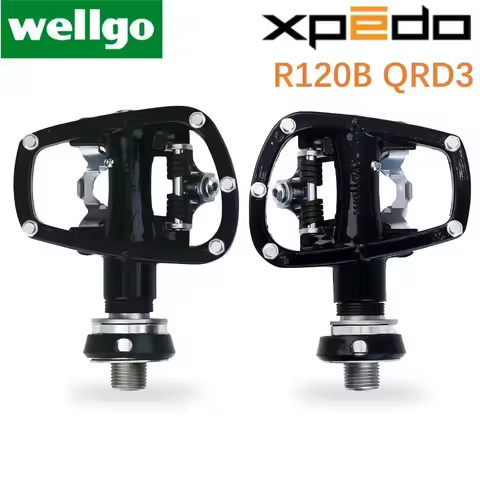 Wellgo Pedal Quick Release Device R120B QRD QRD3 Mountain Bike Road Pedal MTB Bearing Cleats Self-lo