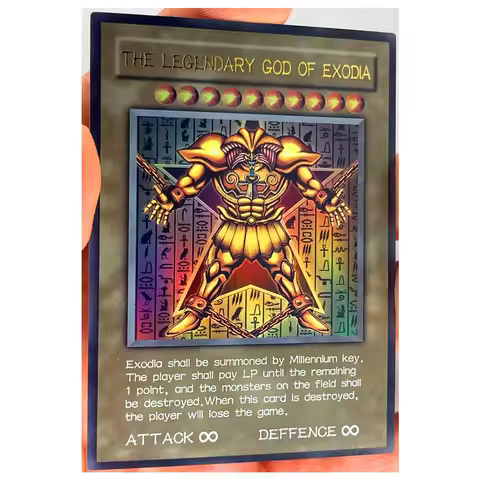 Yu Gi Oh SR Exodia the Forbidden One English DIY Toys Hobbies Hobby Collectibles Game Collection Ani