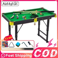 120CM Billiard Table For Kids 4-18 Years Old Adjustable Metal Leg Billiard Table Set Snooker Table