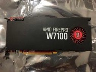 .AMD原廠Firepro w7100 8g專業卡。圖形卡。繪圖卡  3D建模 渲染