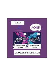 AXIS AIGO 2.5GB/3.5GB 3HARI (10PCS)