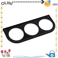 OLINI 52mm/2in 3-Hole, 3-Hole 7.44 *3*0.66Inch Gauge Mount Holder, Not easy to break Metal Black Das