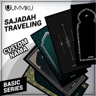 Custom NAME TRAVEL SAJADAH UMMIKU "FREE POUCH" NEW | Add Name + Layer Sejadah Travel Sejadah Mini Se
