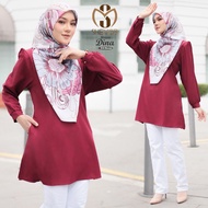 Blouse Muslimah Moden DINA Fesyen Labuh Design Terkini SHEMAR COLLECTIONS