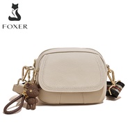 Foxer bags for women original brand Cross Body & Shoulder Bags sling bag for women Split cowhide lea