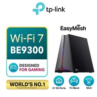 TP-Link Archer GE550 Wi-Fi 7 Gaming Router BE9300 Tri-Band 2x 5G Ports EasyMesh HomeShield