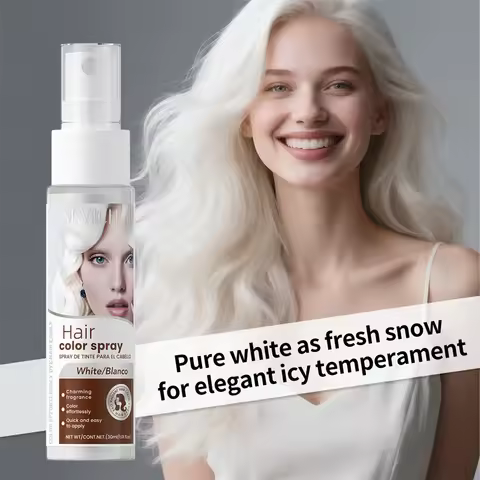 New Hair Color Spray 30ml Temporary Diy Hair Dye Spray Halloween Party Costume Instant Hair Styling 