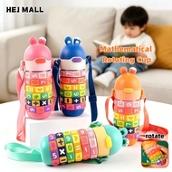 SUS316 Creative Puzzle Children's Sippy Cup Kids Stainless Steel Thermos Cup 430ml Revolving Cup Set