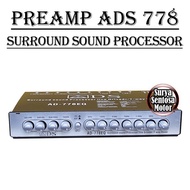 COD !!! PREAMP PARAMETRIK EQUALIZER SURROUND SOUND AUDIO MOBIL 7 WAY