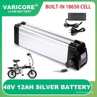 48V 12ah 18650 e-Bike Baery Silver fish case 300w 1000W Motor Bike Haiba conversion kit Electric Bicycle 54.6v 2A Charge