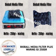 Bioball Bio Ball plus netting 250g aquarium & fish pond filter media Bioball filter media/ Bio Ball 