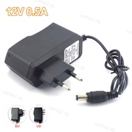 AC to 100-240V DC 12V 0.5A 500mA Camera Power Adapter Supply Charger Charging adapter for LED Strip Light 5.5mmx2.1mm E14  SGH2
