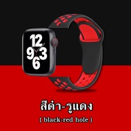 สายแอปเปิ้ลวอช สำหรับ Apple watch 8/7/6/5/4/3/2/1/SEสาย Apple Watch สายนาฬิกา สายซิลิโคนNike สายสำหรับ Apple watch SE