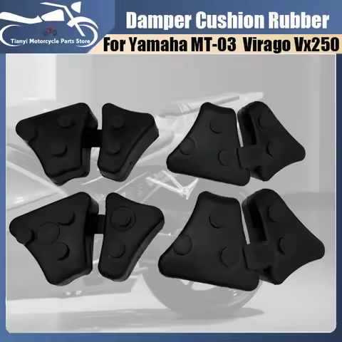 4 pcs Motorcycle Rubber Rear Wheel For Yamaha XV 250 H Virago XV 250 N Virago XT600 XT660 Shock Abso