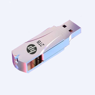 【จัดส่ง 2 วัน】USB แฟลชไดรฟ์ 2TB โลหะ HP 2TB USB 3.0 Flash Drive Pendrive High Speed Flash Disk แฟลชไดรฟ์โลหะ ความเร็วสูง กันน้ำ flashdrive แฟลชไดร์ฟ Pendrive Memory Stick U Disk 2.0 Pendrive