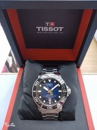 TISSOT T120.607.11.041.01天梭錶 SEASTAR 2000 600m/2000ft PROFESSIONAL POWERMATIC 80  瑞士製造  SWISS MADE