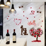 Wall Sticker / Stiker Dekorasi Untuk Dinding (Kaca) : Lamaran Romantis