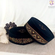 Peci Songkok Kh Embroidery Mango Two Height 9 Ak No. 5-9 War Black U