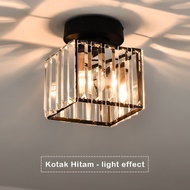 Lampu Gantung Kristal Lampu Hias plafon Rumah Minimalis Lampu Plafon Ruang Tamu LED Ceiling Light