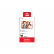 Canon RP-108 Paper Set for SELPHY CP1500 / CP1300 / CP1200 / CP1000 / CP910 | 4R Size Paper + Ink Ca
